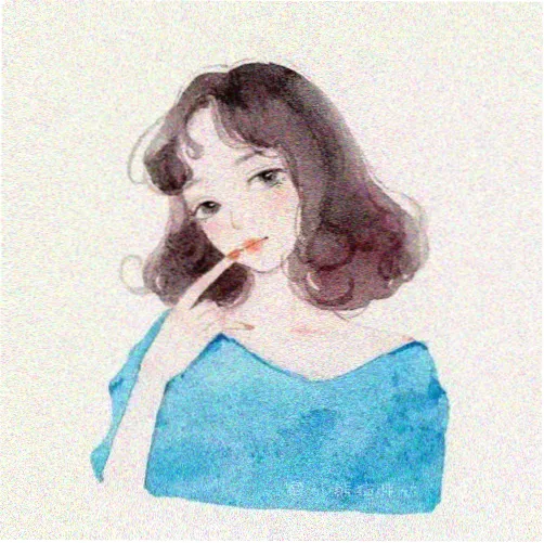 留言读者小满的头像插画